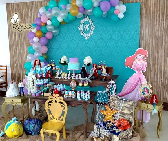 Decoração Ariel Pequena Sereia Provençal