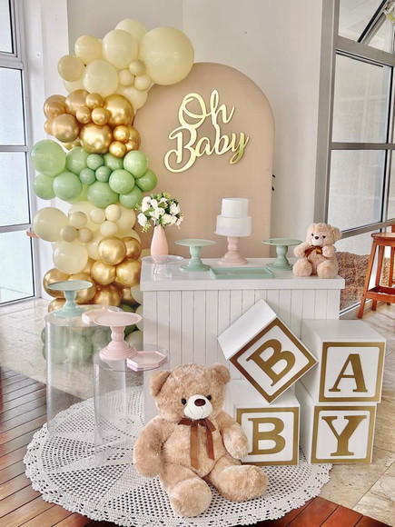 Locação Decoração Chá Revelação - Cha de Bebê Pegue e Monte
