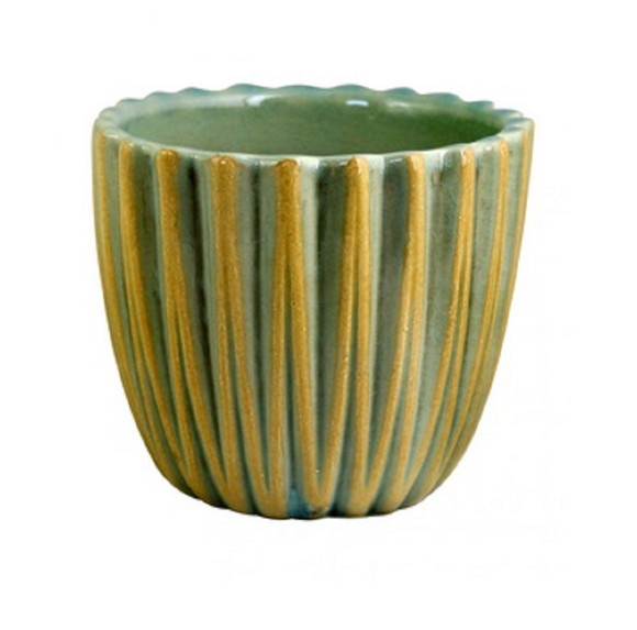 Vaso (cachepô) Gomos de Cerâmica, Planta, Decoração, Pequeno