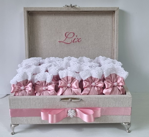 Kit Lembrancinhas Maternidade Premium | Caixa Personalizada