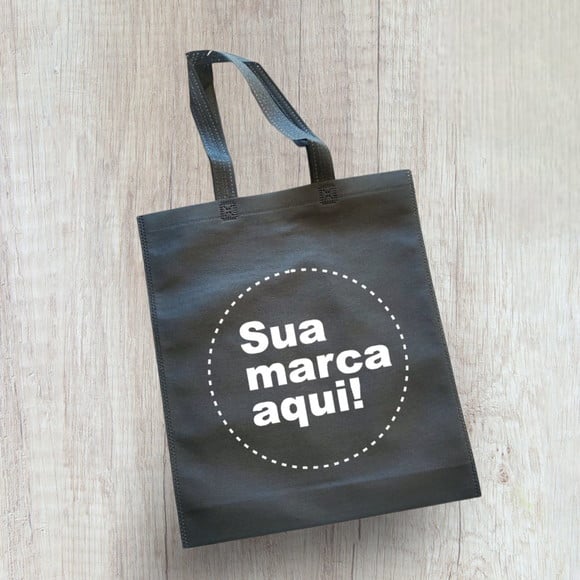 Sacolas Personalizadas Reforçadas 30x35 cm Tnt G80