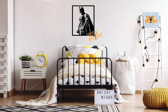 Quadro Decorativo Batman em MDF