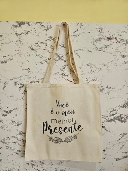 Sacola Ecobag 35x35 Personalização Silk 1 Cor