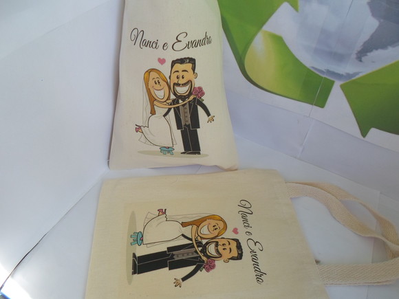 Sacola Personalizada 45x45 Transfer 20x28