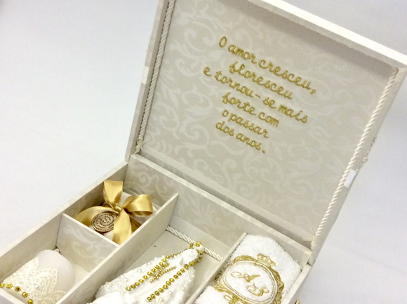 Caixa Lembraça - Bodas de Ouro
