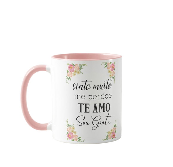 Caneca Personalizada e Feminina Zen com o Mantra Hooponopono