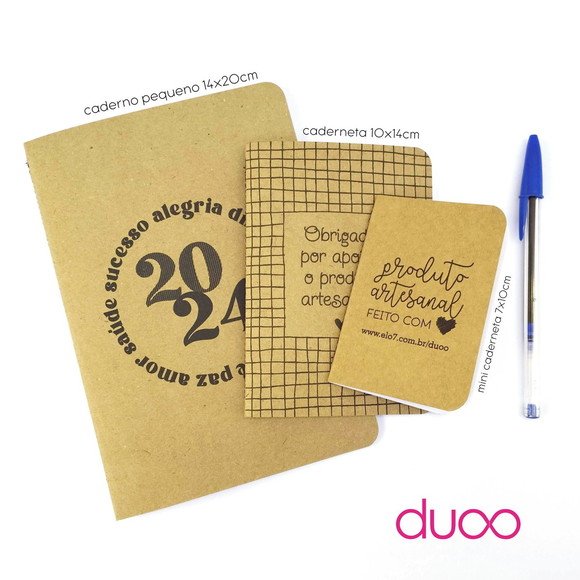 Caderno Pequeno - Brindes e Lembrancinhas