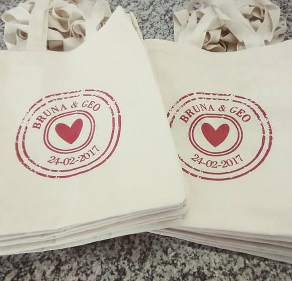 Sacola Ecobag 30x30 Personalizada Em,. Silk 1 Cor
