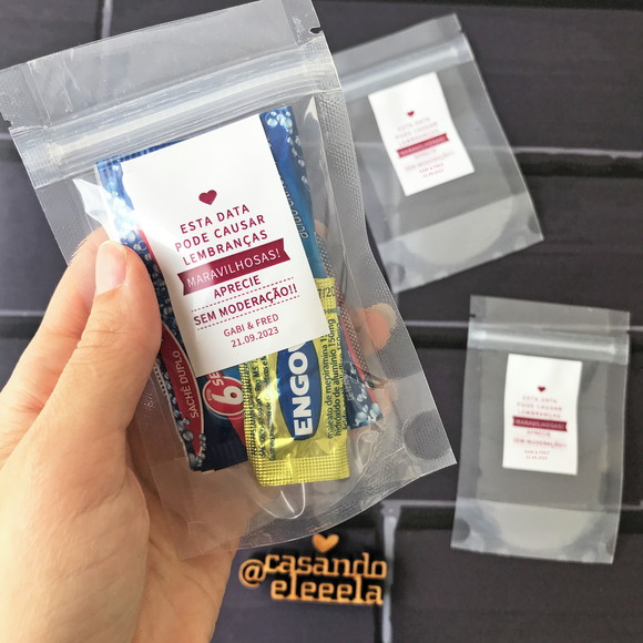 Kit Ressaca Embalagem Lembrancinha Casamento