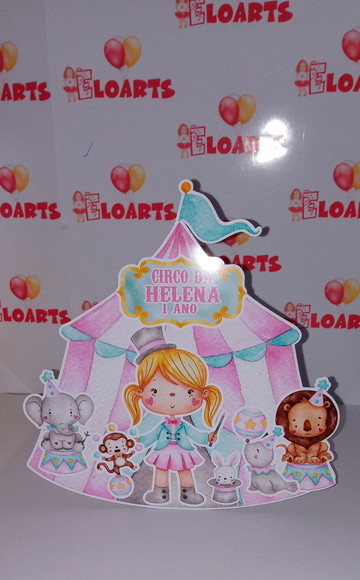 Display Circo Aquarela Tenda