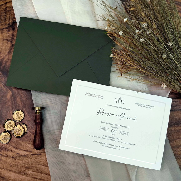 Convite Casamento - Linha Eco - Cv 460
