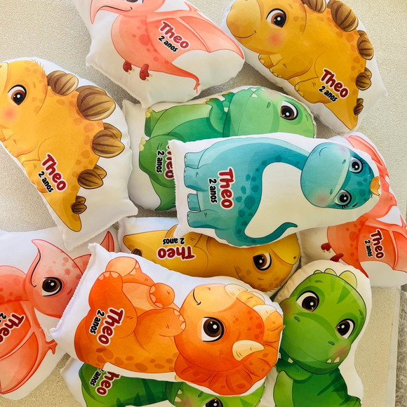 Almofadas dos Dinossauros Baby 20cm