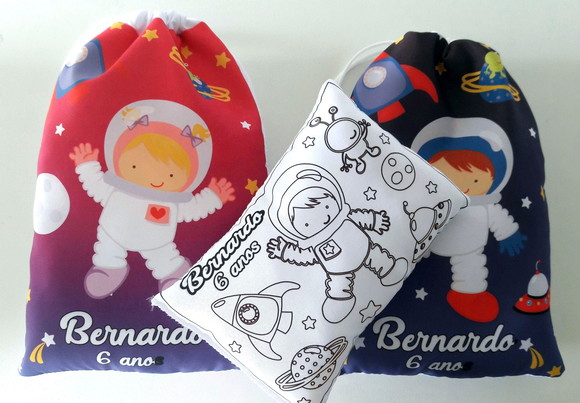 kit Pinte e lave Astronautas Mod.02