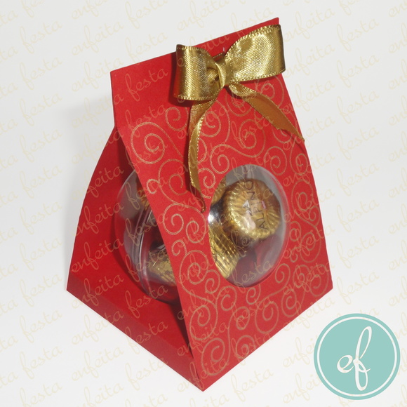 Arquivo de Corte - Sacolinha Arabescos P/bola de Natal 6,5cm