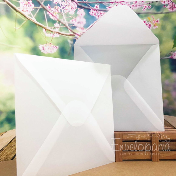 Envelope 15,5 x 15,5cm Vegetal