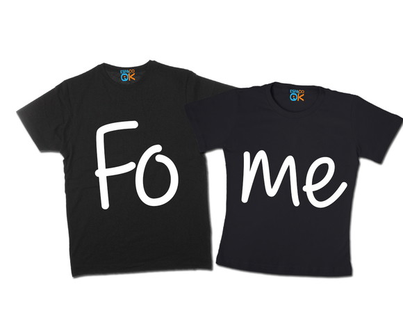 Kit Camisetas Casal Fome