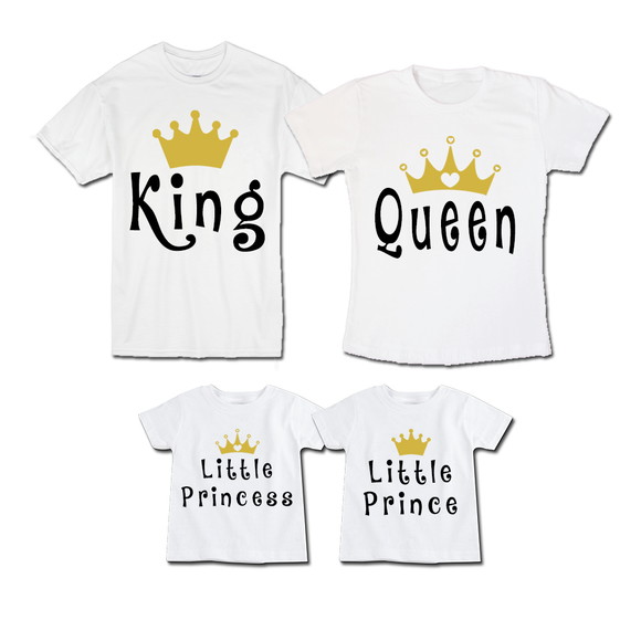Kit Família King, Queen, Little Princess, Little Prince