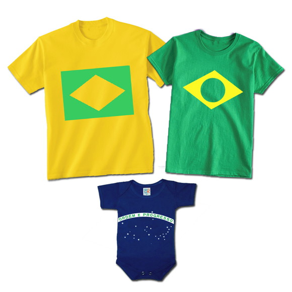 Kit Família Nossa Bandeira