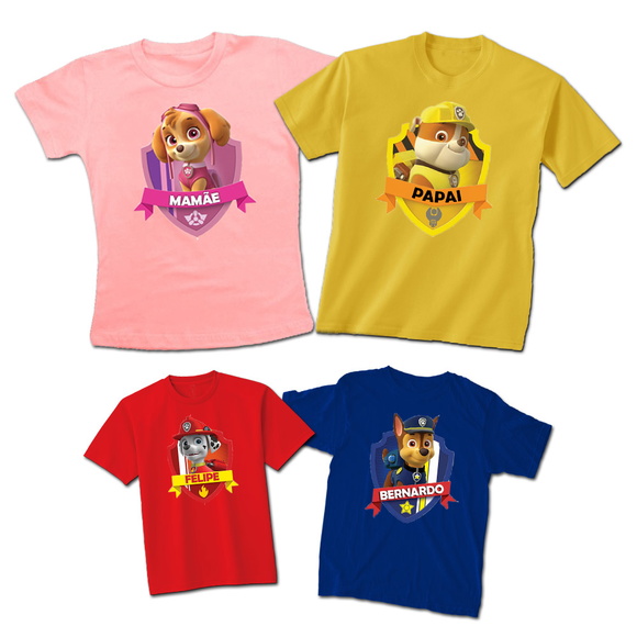 Kit Família Patrulha Canina com 4
