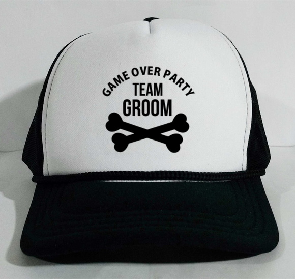 Boné Trucker Casamento Team Groom Bride