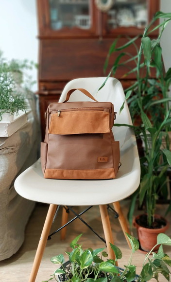 Mochila 2 em 1 Terracota