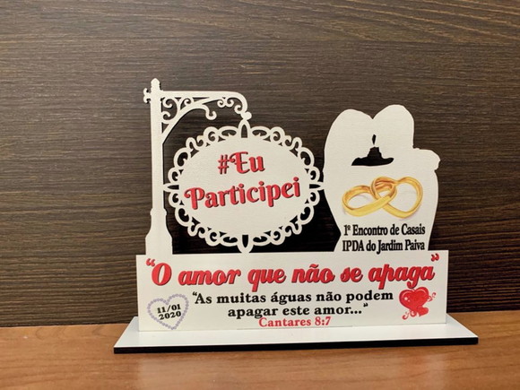 Lembrancinha Encontro de Casais