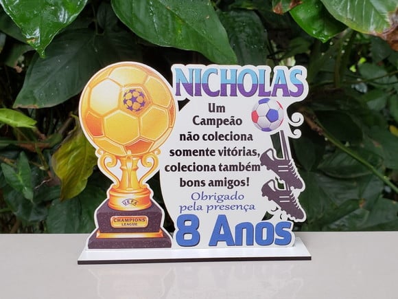Lembrancinha Futebol - mdf