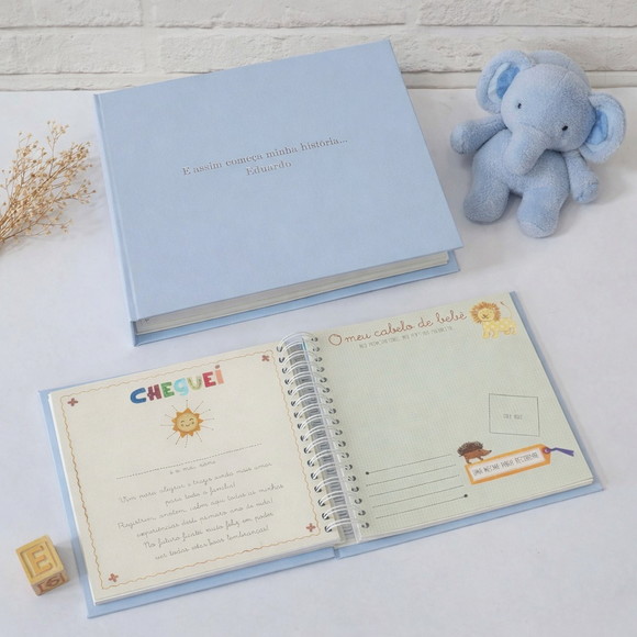 Álbum do Bebê Personalizado | Wire-o Interno