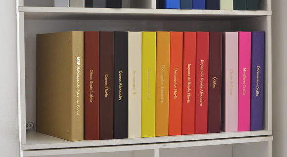 Pasta Fichário Personalizada - Tamanho A4 - Diversas Cores