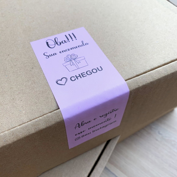 1000 Adesivos Retangulares Personalizados 5x8cm