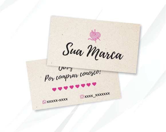 1000 un Cartão de Visita Reciclato Personalizados