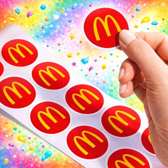 Adesivo com Logotipo 5 cm