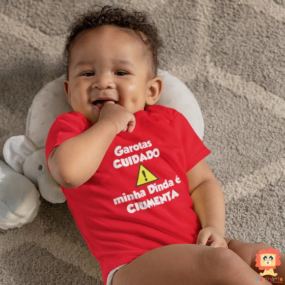 Body ou Camiseta Dinda Ciumenta