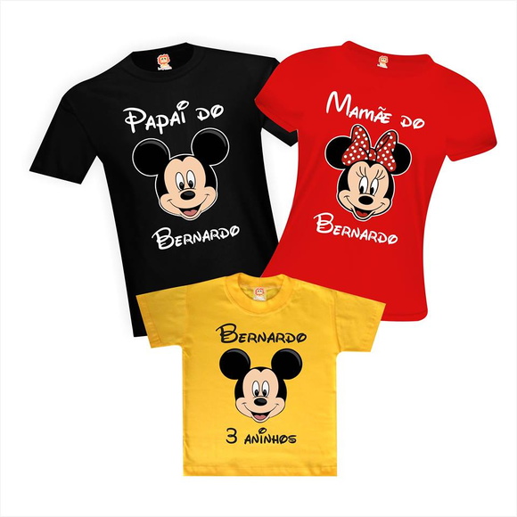 Camiseta Aniversário Mickey