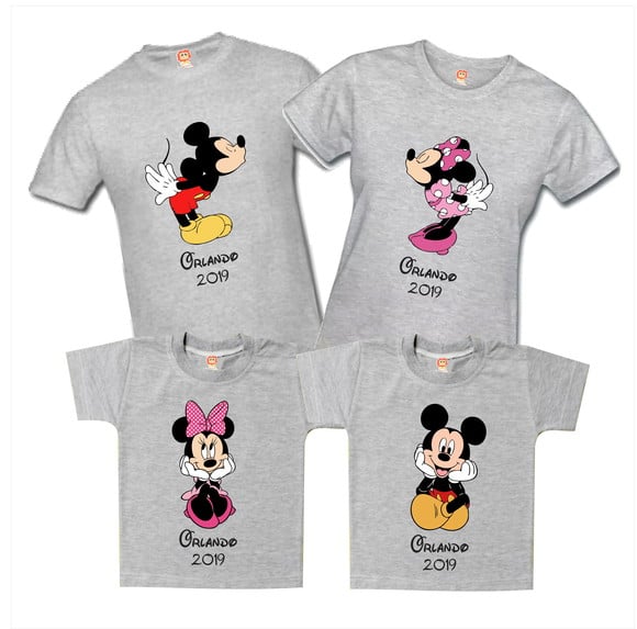 Camisetas Personalizadas Disney Familia