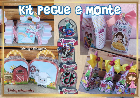 Personalizados Pegue e Monte