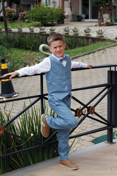 Roupa para Pajem Azul