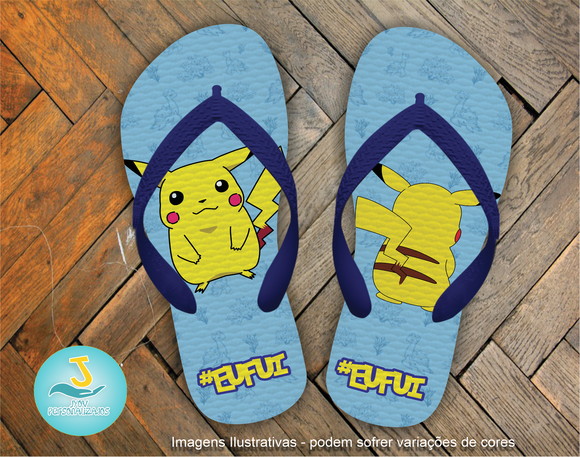 Chinelo Aniversário Infantil - Pokemon