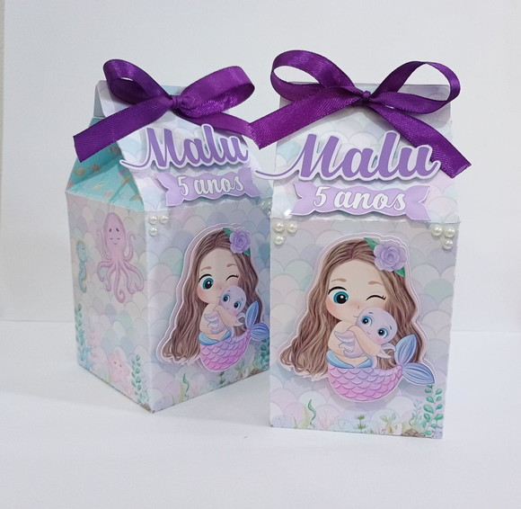 Caixa Milk Sereia Cute