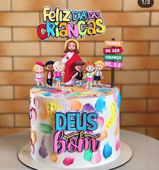 Arquivo Topo de Bolo - Dia das Crianças Jesus