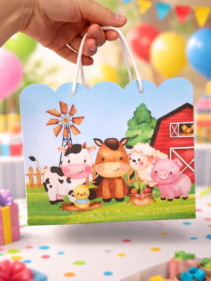 Sacolinha Lembrancinha Festa Infantil Fazendinha