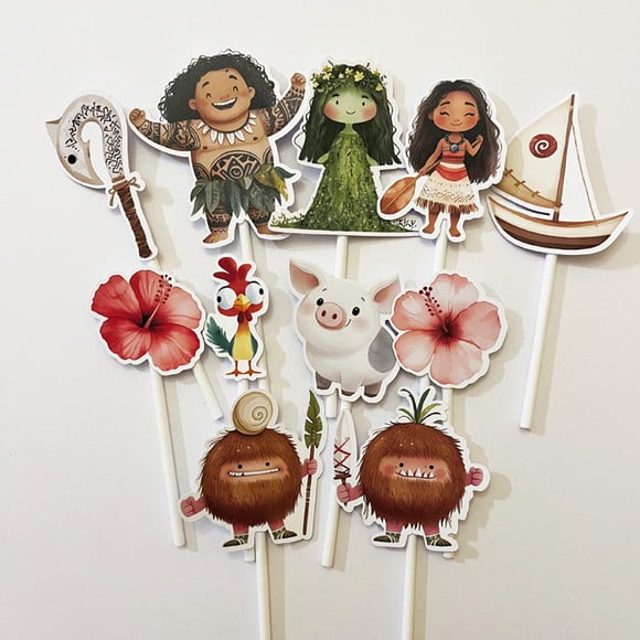 Topper Festa Infantil Moana