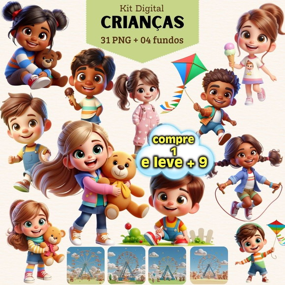 Kit Digital Crianças