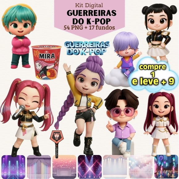 Kit Digital Guerreiras do K Pop