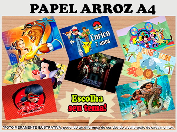Papel de Arroz Temas