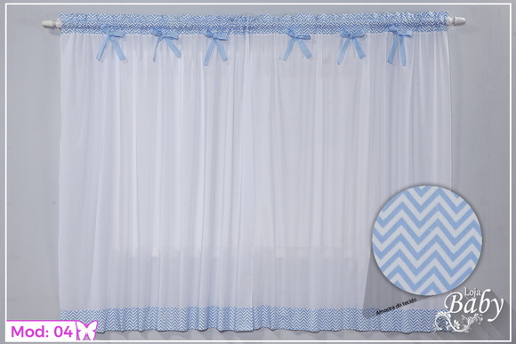 Cortina Chevron Menino Unissex Bebe Quarto,sala