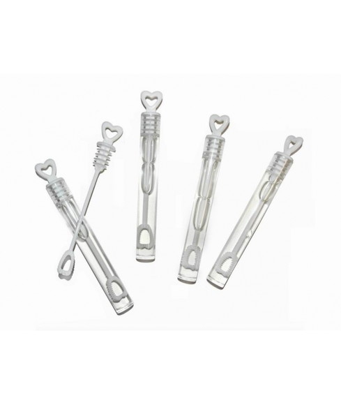 Kit 50 Unidades Bolinhas de Sabão Tubinho com Liquido