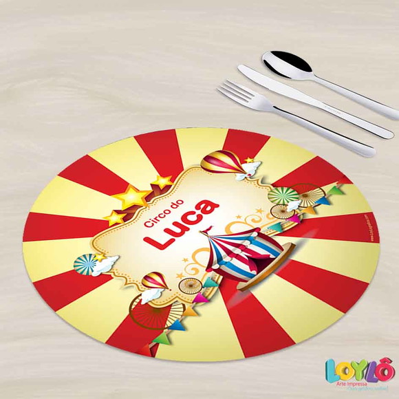 Sousplat 29cm Circo