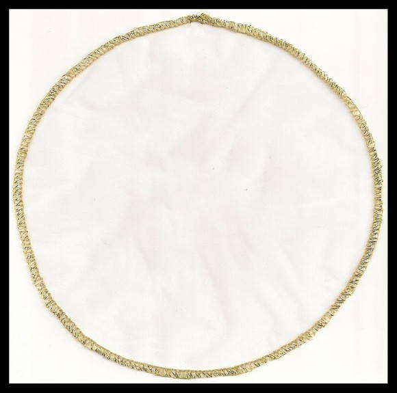 Círculo de Organza 20cm de Diametro - 01 Peça