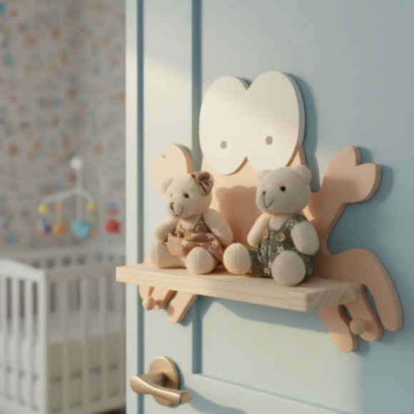 Caranguejo Prateleira Decoração Quarto Bebe Marinheiro